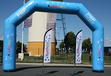 Aperçu de l'arche et des flammes