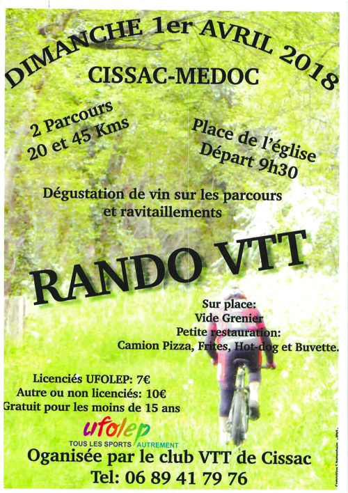 rando vtt cissac