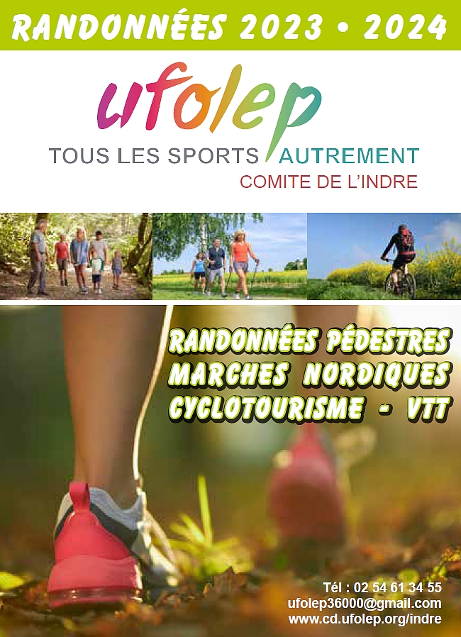 UFOLEP Indre CALENDRIER 2023 2024