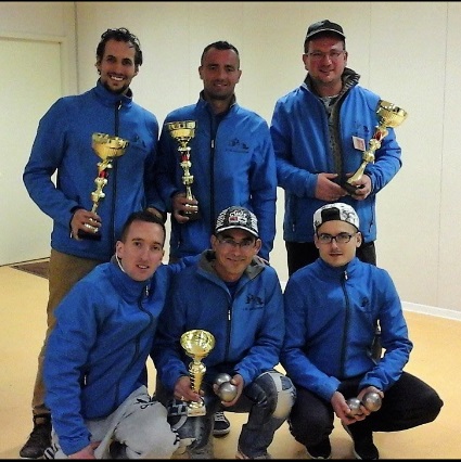 Critérium triplette DA : champions Loiret et qualifiés pour le National Lubac Denis , Michot François , Plaud Gérard ( Lorris