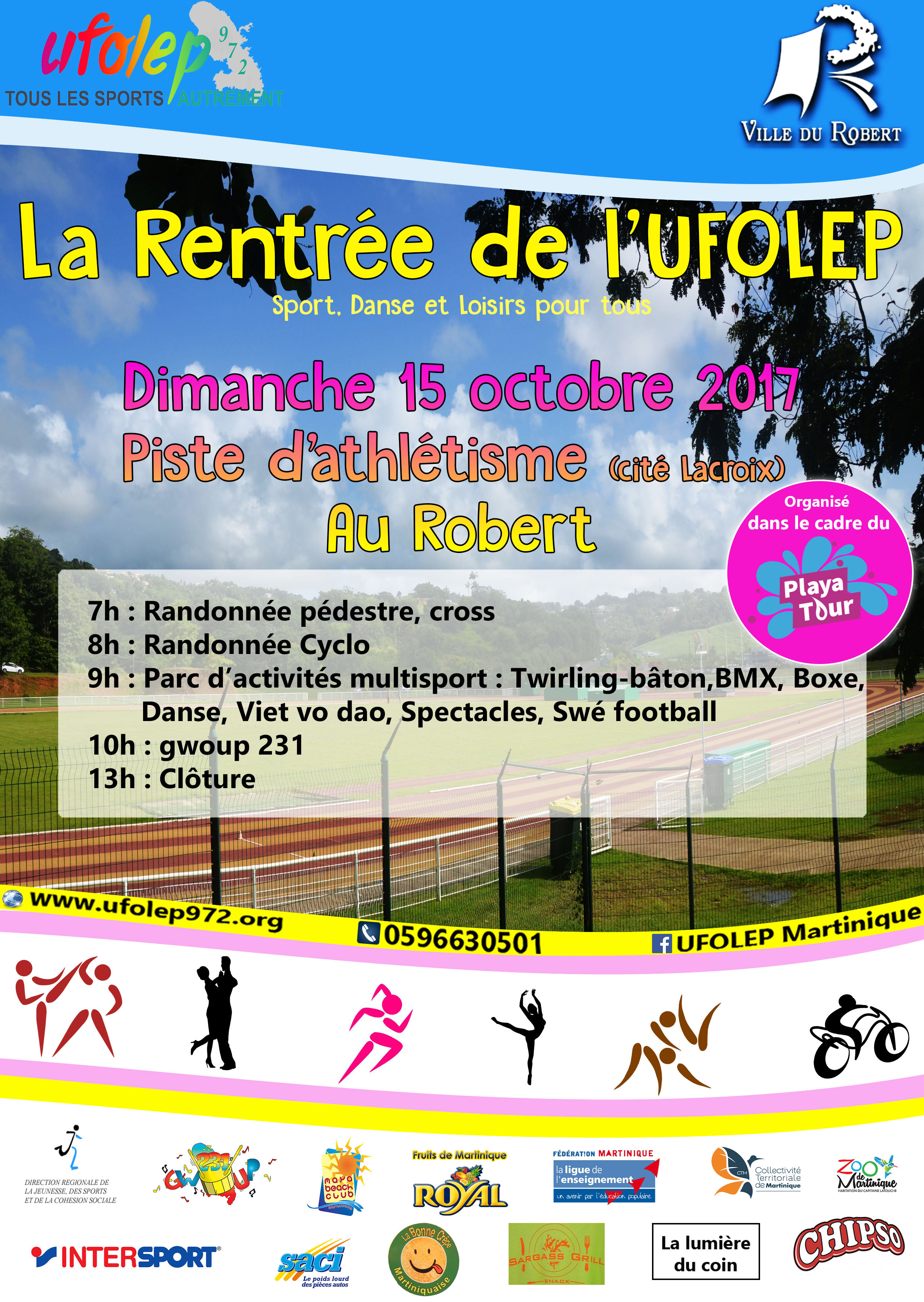 Affiche rentrée de l'UFOLEP 2017 Affiche rentrée de l'UFOLEP 2017